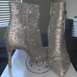 catwalk rhinestone booties